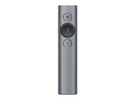 Presentador Inalámbrico por Bluetooth Logitech Spotlight Presentation Remote/ 2.4GHz/ Gris Pizarra