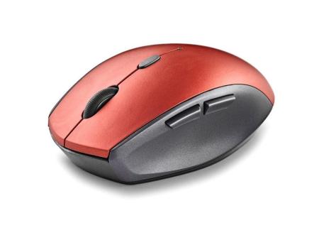 Ratón Inalámbrico NGS Bee Red/ Hasta 1600 DPI/ Rojo