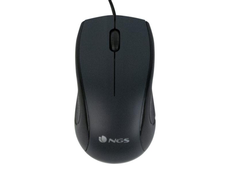 Ratón NGS Black Mist/ Hasta 1000 DPI