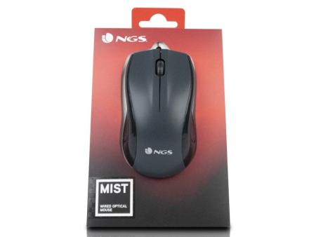 Ratón NGS Black Mist/ Hasta 1000 DPI