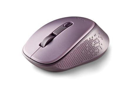 Ratón Inalámbrico NGS Dew Lilac/ Hasta 1600 DPI/ Lila