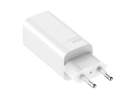 Cargador de Pared Xiaomi Mi 65W Fast Charger with GaN Tech 1xUSB Tipo-C/ 1xUSB A/ 65W