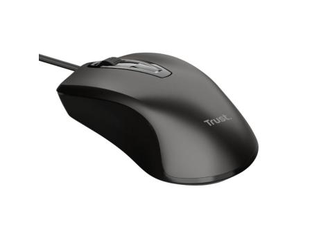 Ratón Trust Basics Wired Mouse/ Hasta 1200 DPI