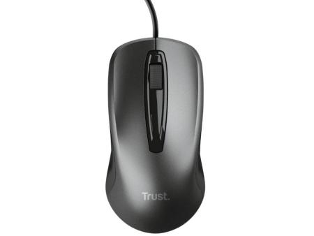 Ratón Trust Basics Wired Mouse/ Hasta 1200 DPI