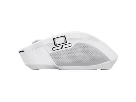 Ratón Inalámbrico por Bluetooth Trust Ozaa+/ Batería recargable/ Hasta 3200 DPI/ Blanco