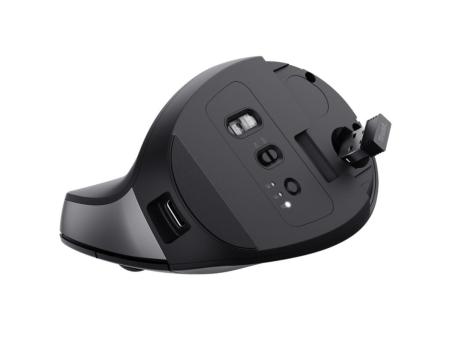 Ratón Ergonómico Inalámbrico por Bluetooth Trust Bayo+/ Batería Recargable/ Hasta 2400 DPI