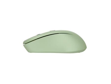 Ratón Inalámbrico Trust Mydo Silent Wireless/ Hasta 1800 DPI/ Verde