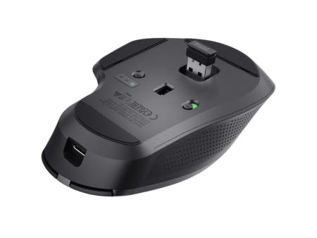 Ratón Inalámbrico por Bluetooth Trust Ozaa+/ Batería recargable/ Hasta 3200 DPI