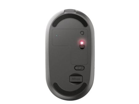 Ratón Inalámbrico por Bluetooth Trust Puck/ Batería recargable/ Hasta 1600 DPI