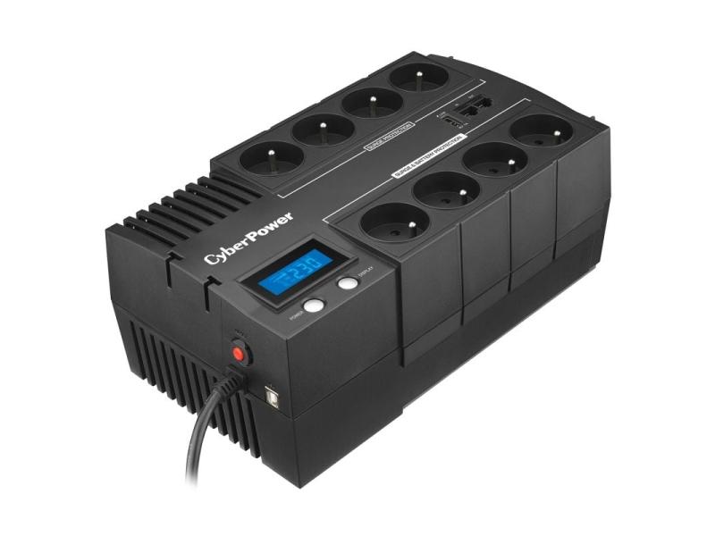 SAI Línea Interactiva Cyberpower BR700ELCD/ 700VA-420W/ 8 Salidas/ Formato Bloque