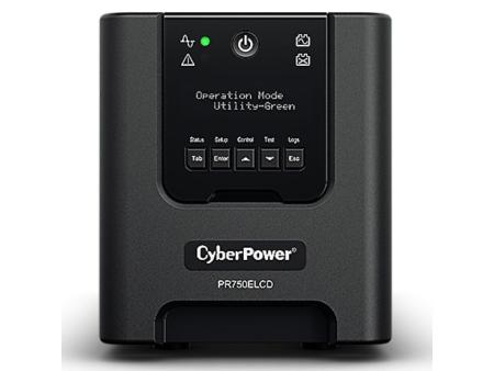 SAI Línea Interactiva Cyberpower PR750ELCD/ 750VA-675W/ 6 Salidas/ Formato Torre