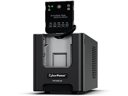 SAI Línea Interactiva Cyberpower PR750ELCD/ 750VA-675W/ 6 Salidas/ Formato Torre