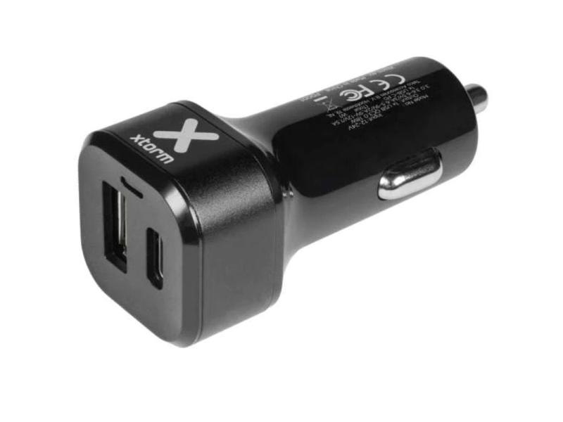 Cargador de Coche Xtorm AU203/ 1xUSB Tipo-C/ 1xUSB/ 48W