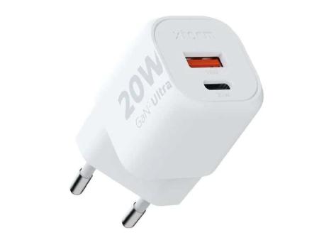 Cargador de Pared Xtorm XEC020/ 1xUSB Tipo-C/ 1xUSB/ 20W