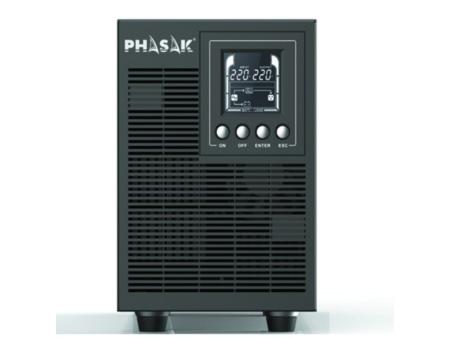 SAI Online Phasak 2000 VA Online LCD/ 2000VA-1800W/ 4 Salidas/ Formato Torre