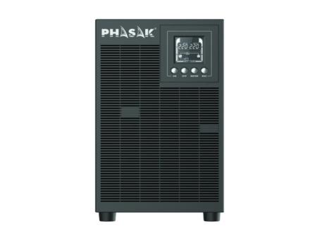 SAI Online Phasak 3000 VA Online LCD/ 3000VA-2700W/ 4 Salidas/ Formato Torre