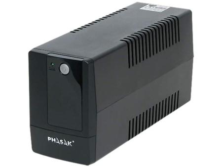 SAI Línea Interactiva Phasak Basic Interactive 600 VA/ 600VA-360W/ 2 Salidas/ Formato Torre