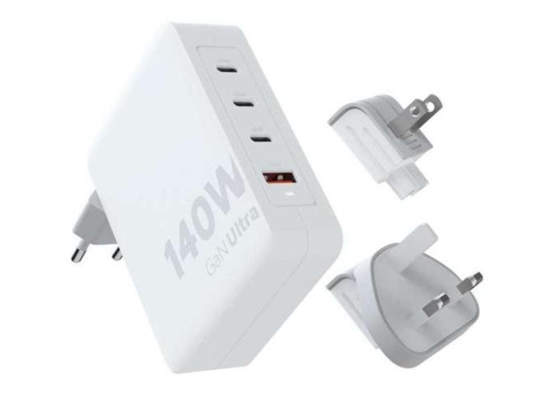 Cargador de Pared Universal Xtorm XVC2140/ 3xUSB Tipo-C/ 1xUSB + Cable USB Tipo-C/ 140W