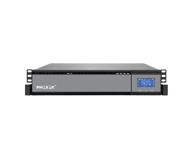 SAI Online Phasak Rack 19' 2000 VA Online LCD/ 2000VA-1800W/ 4 Salidas/ Formato Rack