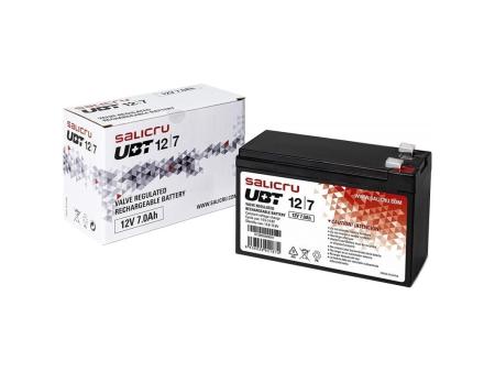 Batería Salicru UBT 12/7 V2 compatible con SAI Salicru según especificaciones