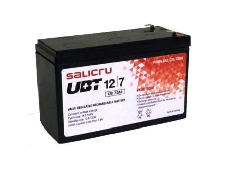 Batería Salicru UBT 12/7 V2 compatible con SAI Salicru según especificaciones