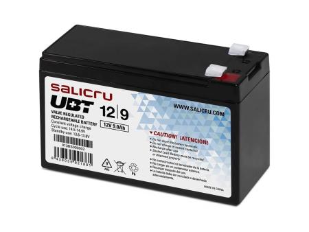 Batería Salicru UBT 12/9 compatible con SAI Salicru según especificaciones