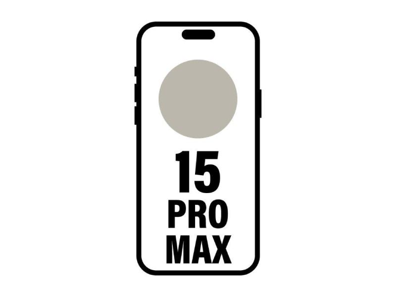 Smartphone Apple iPhone 15 Pro Max 256GB/ 6.7'/ 5G/ Titanio natural