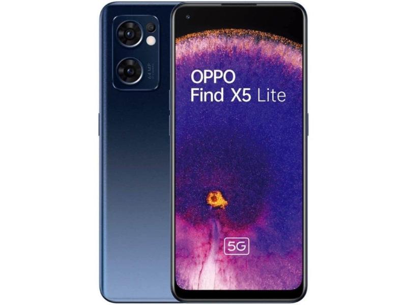 Smartphone Oppo Find X5 Lite 8GB/ 256GB/ 6.43'/ 5G/ Negro Estrellado