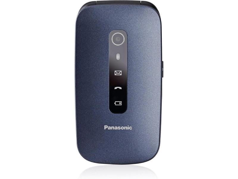 Teléfono Móvil Panasonic KX-TU550 para Personas Mayores/ Azul