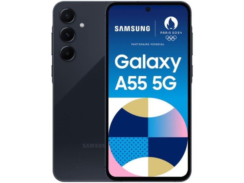 Smartphone Samsung Galaxy A55 8GB/ 128GB/ 6.6'/ 5G/ Negro