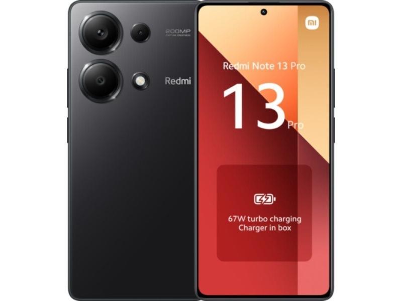 Smartphone Xiaomi Redmi Note 13 Pro NFC 8GB/ 256GB/ 6.67'/ Negro