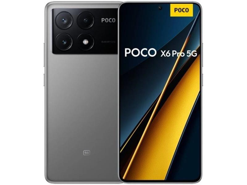 Smartphone Xiaomi POCO X6 Pro 8GB/ 256GB/ 6.67'/ 5G/ Gris