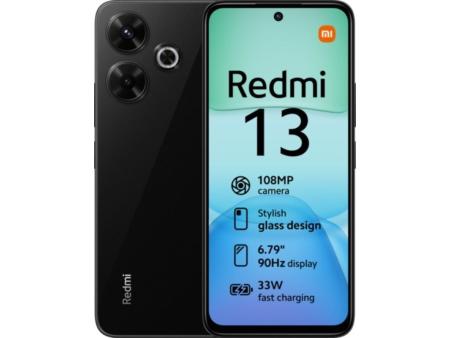 Smartphone Xiaomi Redmi 13 6GB/ 128GB/ 6.79'/ Negro Medianoche