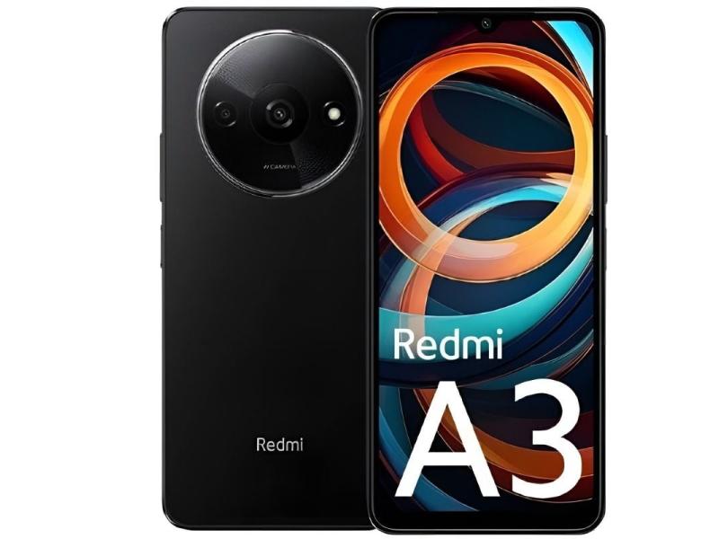 Smartphone Xiaomi Redmi A3 3GB/ 64GB/ 6.71'/ Negro Medianoche