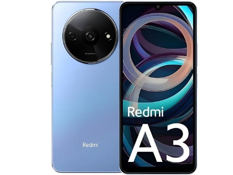 Smartphone Xiaomi Redmi A3 4GB/ 128GB/ 6.71'/ Azul Lago