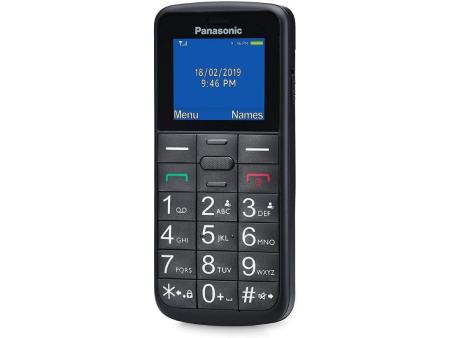 Teléfono Móvil Panasonic KX-TU110EXB para Personas Mayores/ Negro