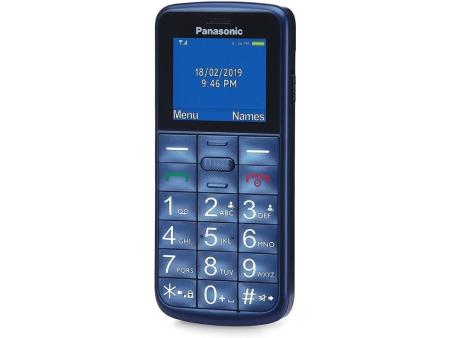 Teléfono Móvil Panasonic KX-TU110EXC para Personas Mayores/ Azul