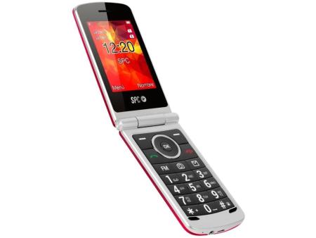 Teléfono Móvil SPC Opal para Personas Mayores/ Rojo