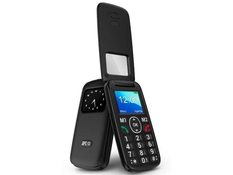 Teléfono Móvil SPC Titan View para Personas Mayores/ Negro