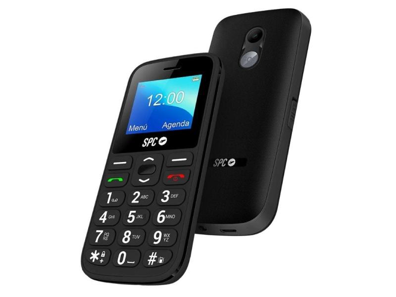 Teléfono Móvil SPC Fortune 2 4G para Personas Mayores/ Negro