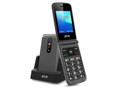 Teléfono Móvil SPC Stella 2 para Personas Mayores/ Negro