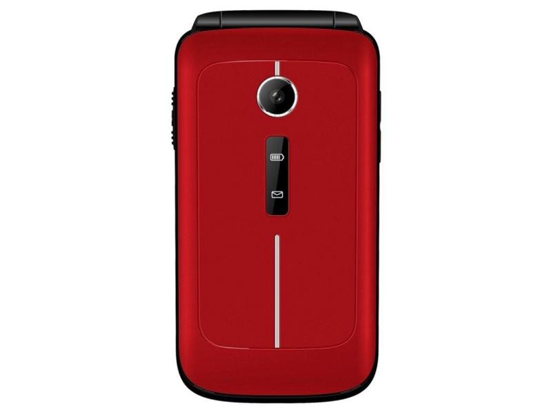 Teléfono Móvil Telefunken S430 para Personas Mayores/ Rojo