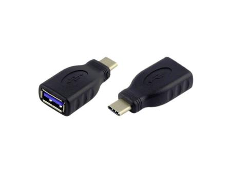 Adaptador USB 3.1 Tipo-C Aisens A108-0323/ USB Tipo-C Macho - USB Hembra