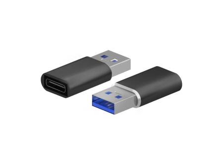 Adaptador USB 3.2 GEN2 Aisens A108-0678/ USB Tipo-C Hembra - USB Macho