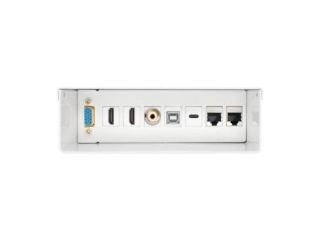 Caja de Conexiones Aisens A127-0720/ VGA - 2x HDMI - Jack 3.5 - USB Tipo-C - USB - 2x RJ45