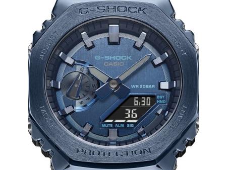 Reloj Analógico y Digital Casio G-Shock Metal GM-2100N-2AER/ 49mm/ Azul