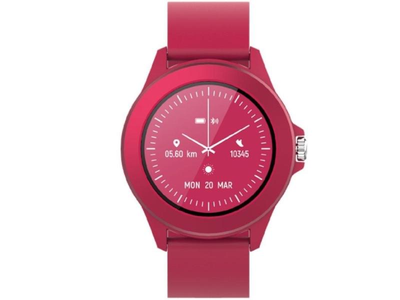 Smartwatch Forever Colorum CW-300/ Notificaciones/ Frecuencia Cardíaca/ Magenta