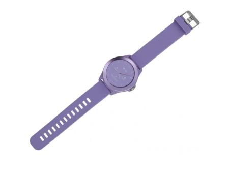 Smartwatch Forever Colorum CW-300/ Notificaciones/ Frecuencia Cardíaca/ Purpura