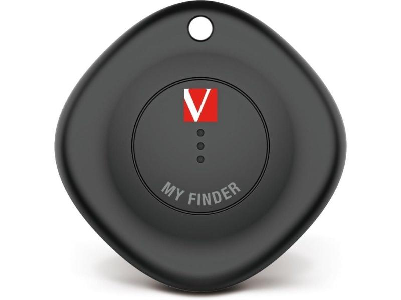 Localizador Verbatim My Finder Bluetooth Tracker MYF-01 compatible con Apple/ Incluye Llavero y Pila/ Negro