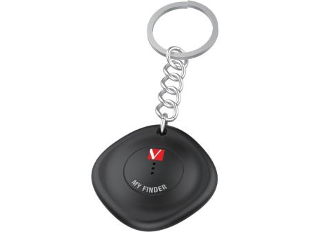 Localizador Verbatim My Finder Bluetooth Tracker MYF-01 compatible con Apple/ Incluye Llavero y Pila/ Negro